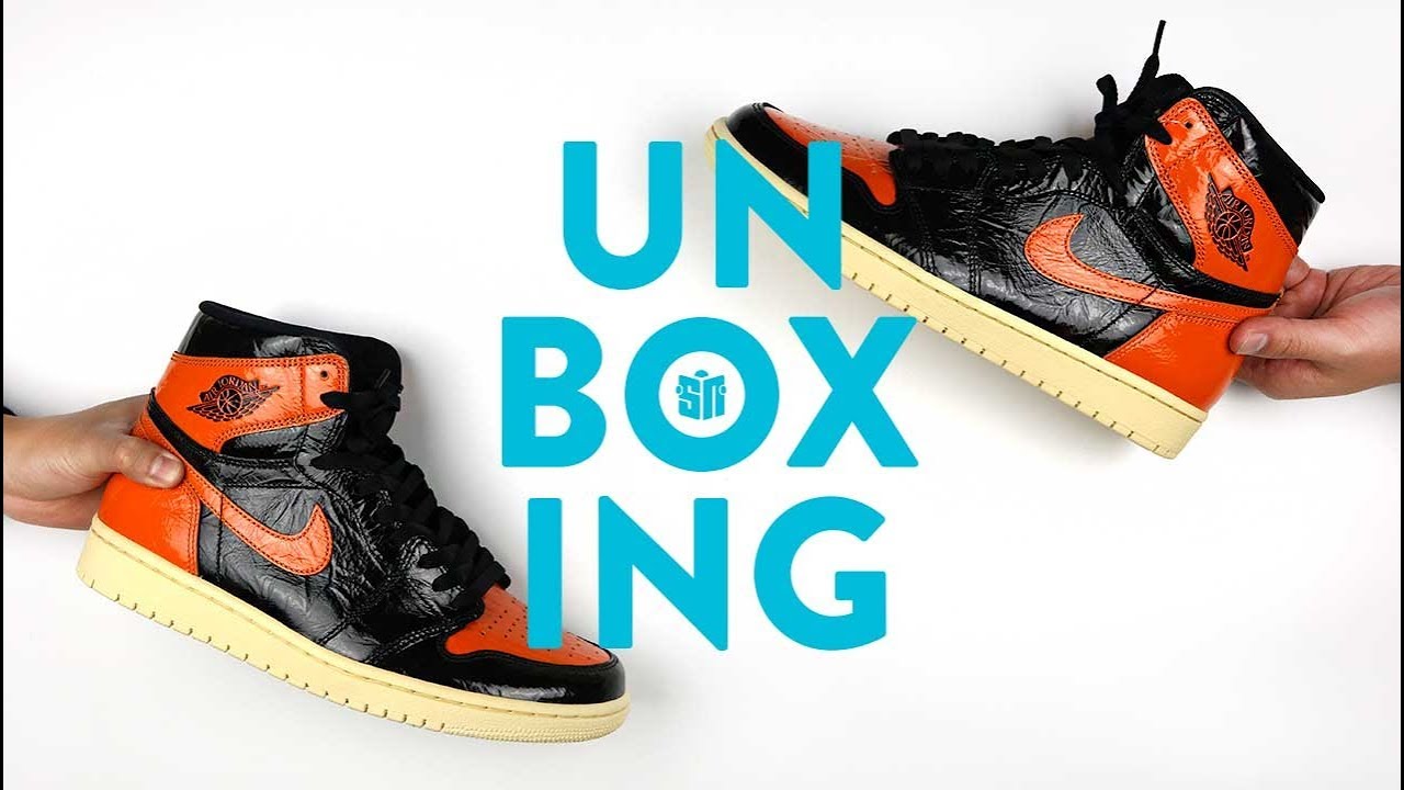 Jordan 1 Shattered Backboard 3.0 Unboxing - YouTube