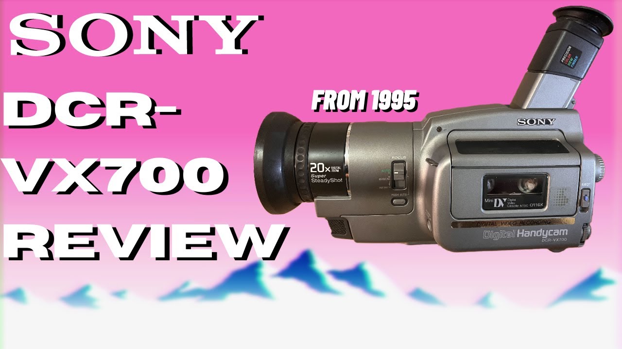Review] Sony DCR-VX700 From 1995 - YouTube