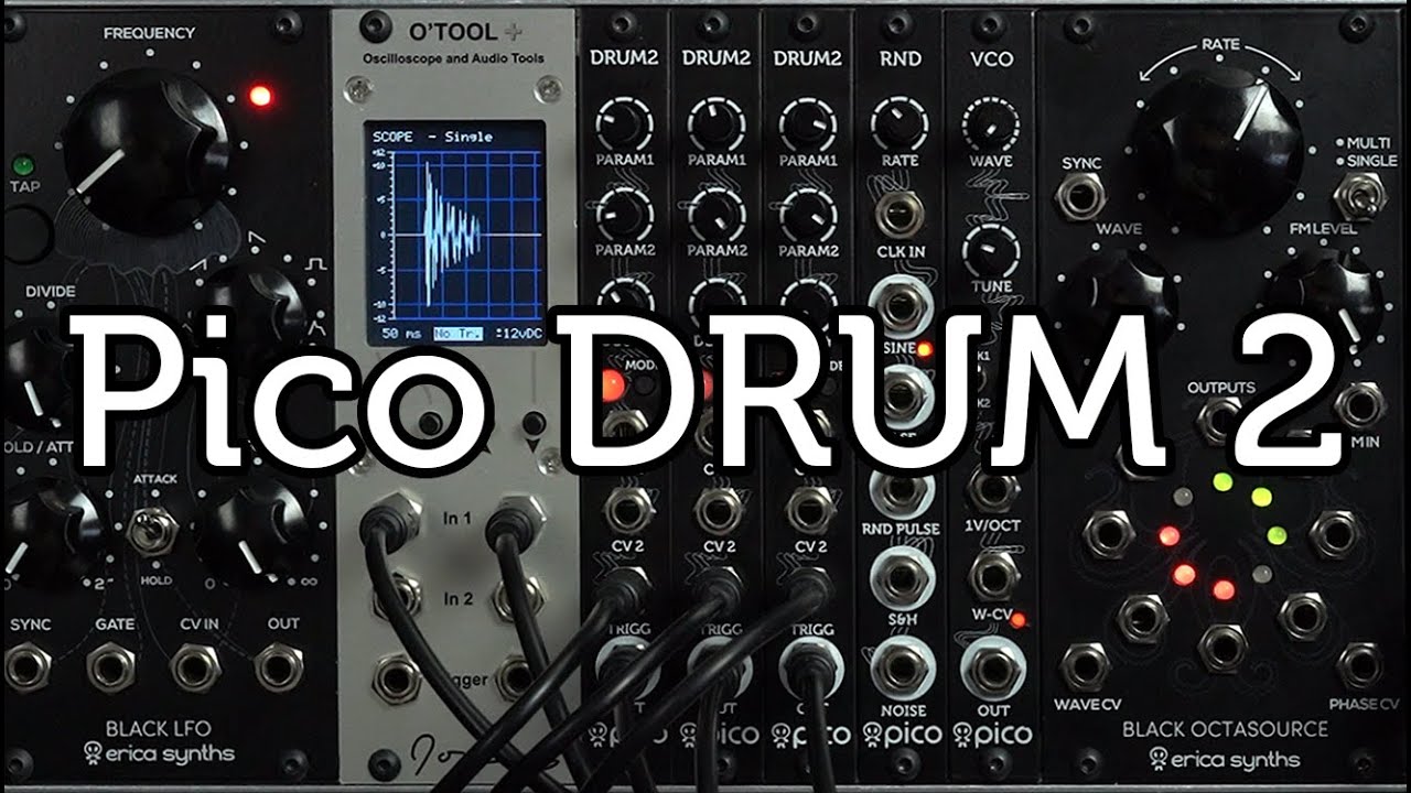 Erica Synths Pico Drum 2 sound demo - YouTube