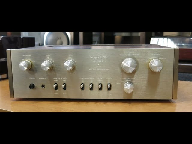 Onkyo Integra A-755 Amplifier - YouTube