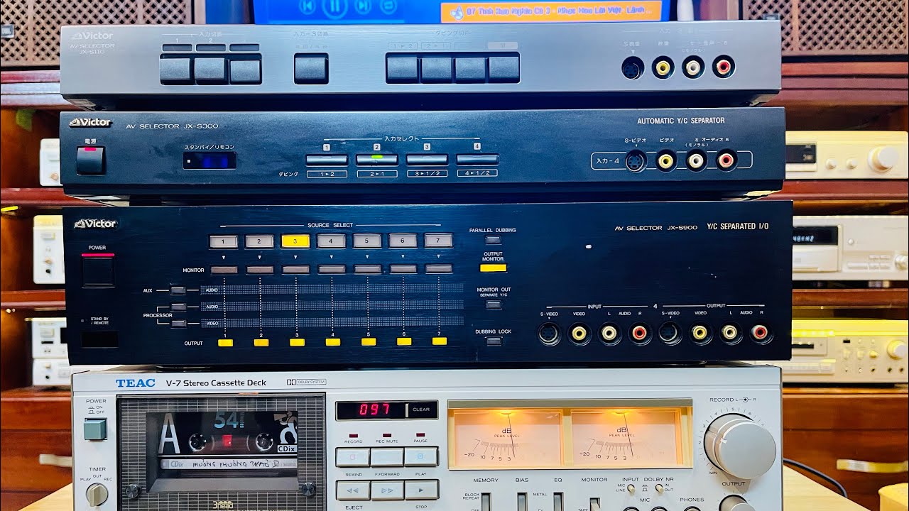 Victor JX-S110, JX-S300, JX-S900 Selector - 0919010335 - YouTube