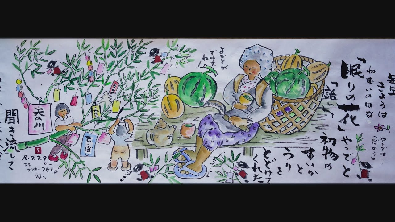 70歳の絵手紙#19】ふるさとへの想いの絵手紙！ ただいま450mめざせ1