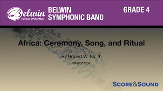 アフリカの儀式と歌、宗教的典礼／ロバート・W・スミス｜吹奏楽楽譜