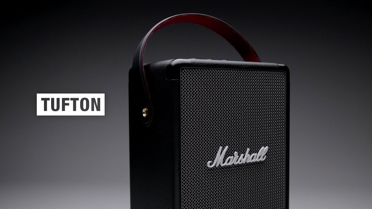 スピーカー・ウーファー Marshall TUFTON BLACK AND BRASS Marshall