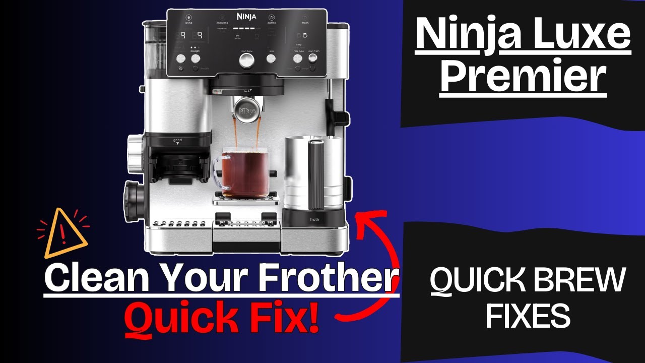 Ninja Luxe Premier Milk Frother Cleaning Guide. Quick - YouTube