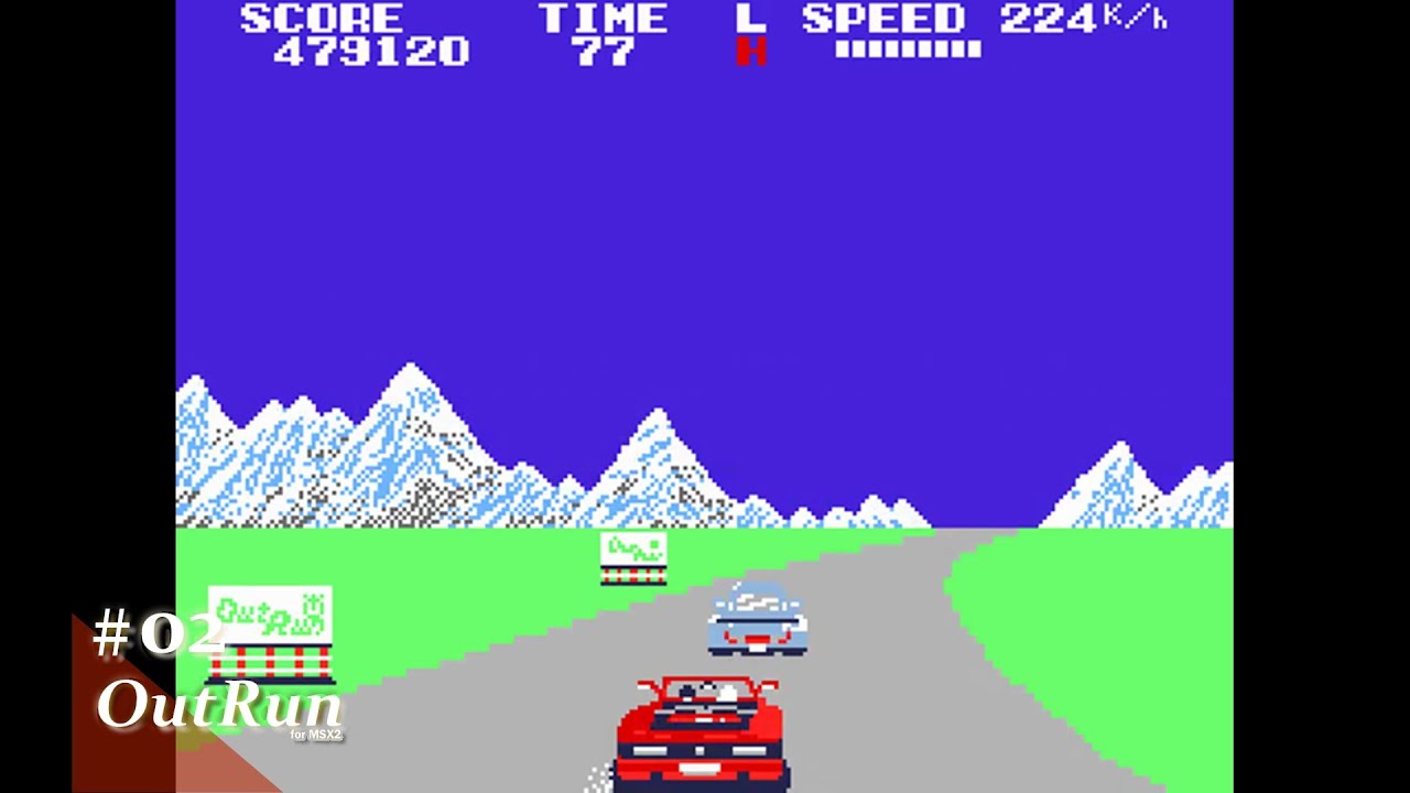 Play】MSX2 OutRun（アウトラン）#01 レトロゲーム - YouTube