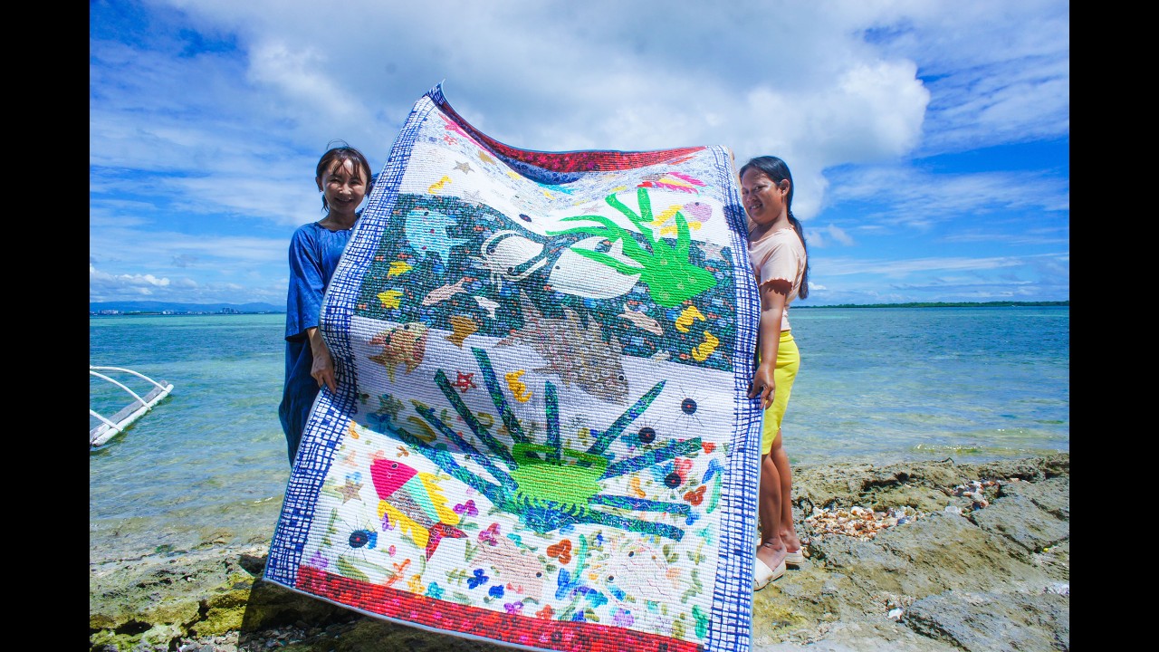 カオハガン島でezuキルトを作ってくれたキルターさんに会いに行く