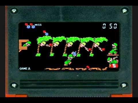 Mario's Bombs Away - 1983 - Game & Watch - YouTube