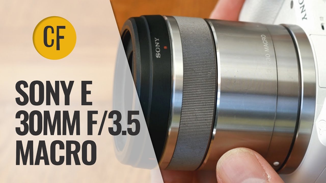 Sony E 30mm f/3.5 Macro lens review with samples - YouTube