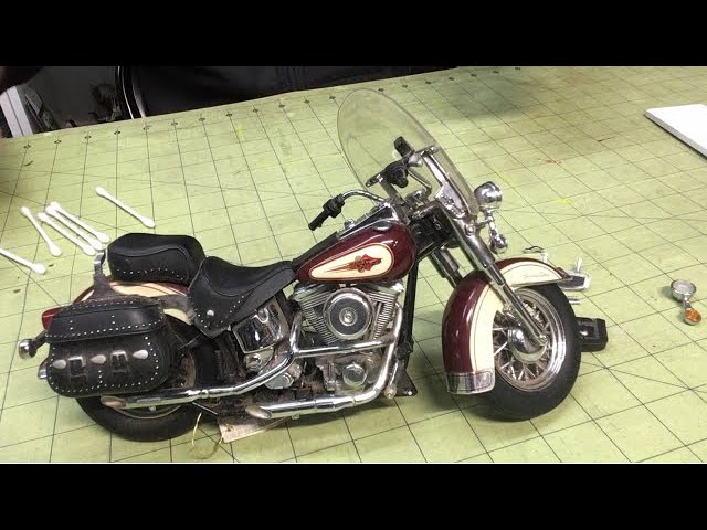 Restoring a Franklin Mint Harley-Davidson - YouTube