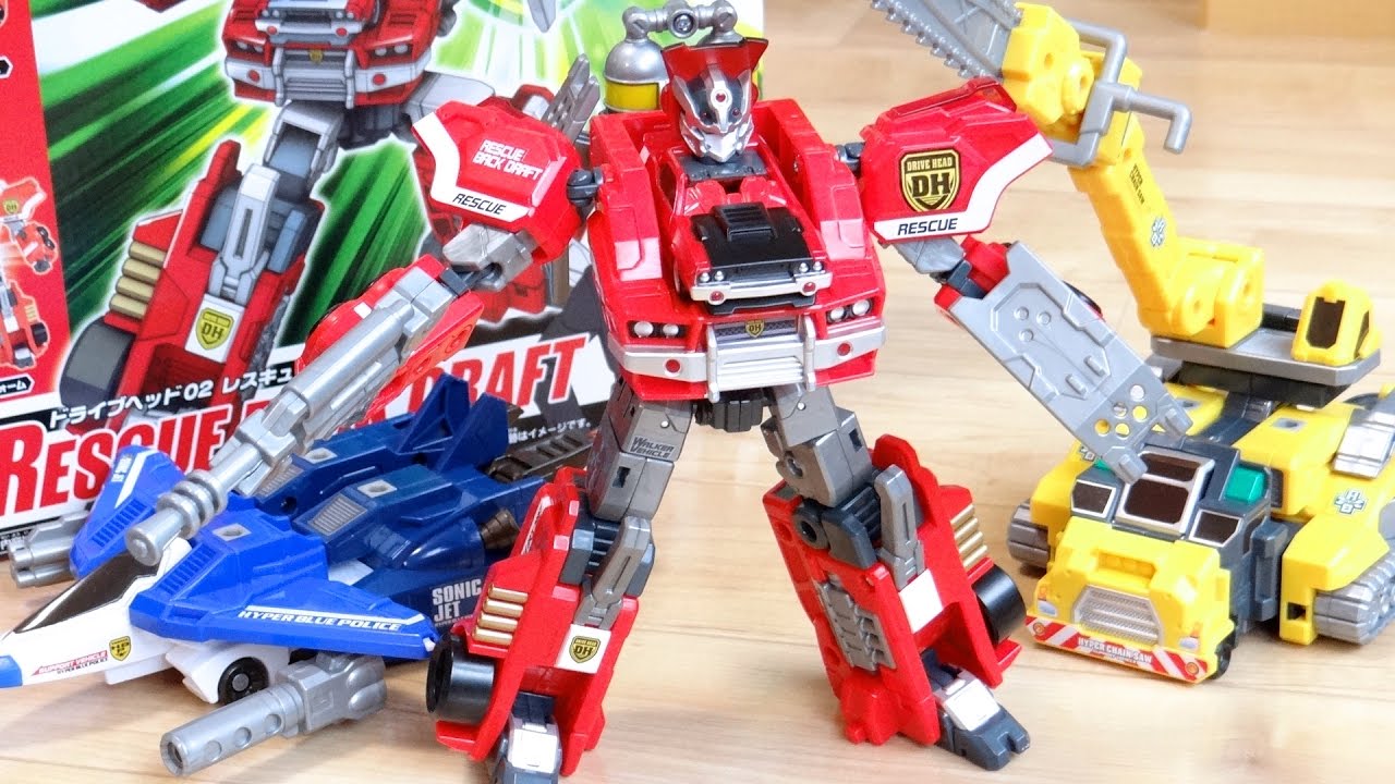 Firefighting Synchro Combination! Drive Head 02 Rescue Backdraft