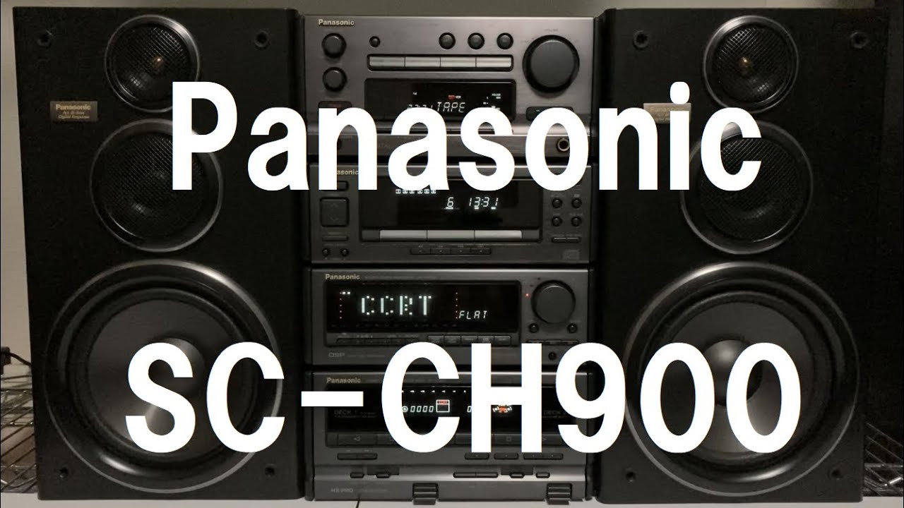 Panasonic バブルコンポ HALF(ハーフ） SC-CH900 カセットテープ録音