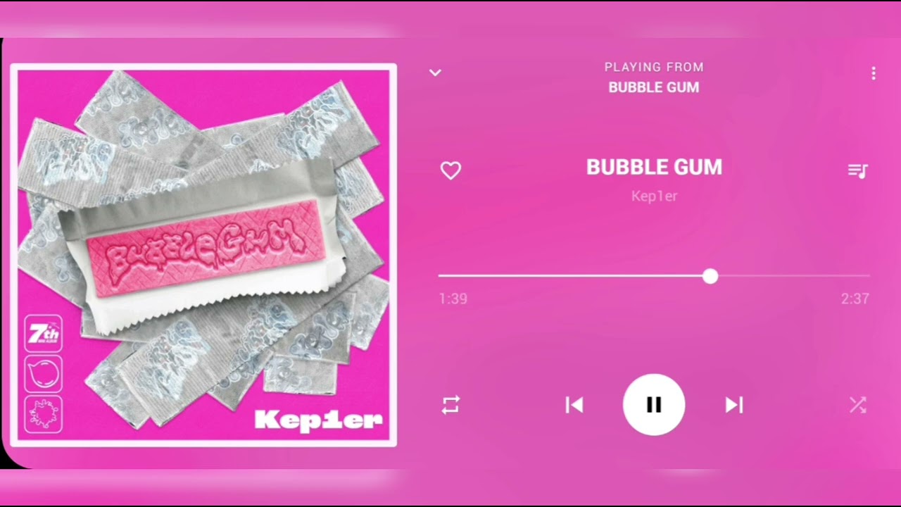 Kep1er (케플러) - BUBBLE GUM [Audio] - YouTube