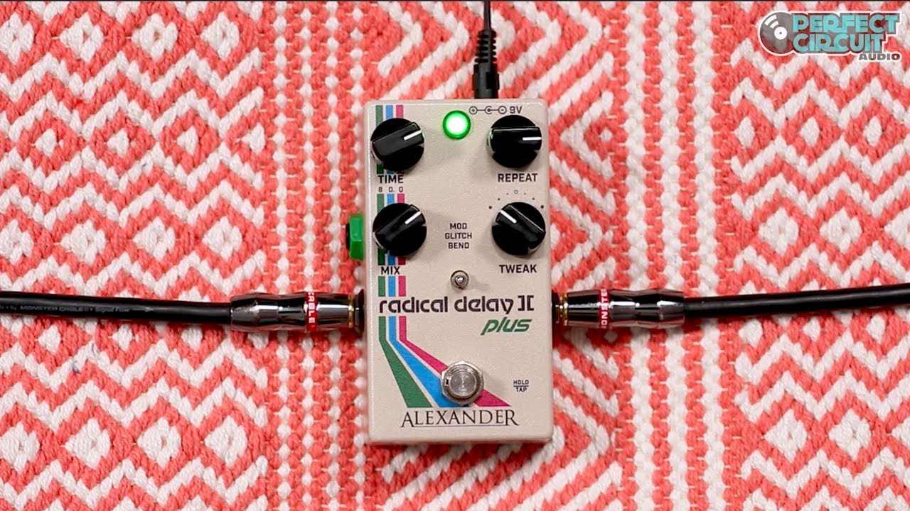 Alexander Pedals Radical Delay II+ Delay & Pitch Shifter - YouTube