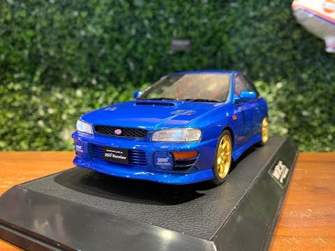 1/18 Hobby Japan Subaru Impreza WRX Type-R STi GC8 HJ1812DBL - YouTube