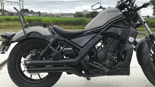 Rebel] Moriwaki & gem classic v2 muffler sound test, installation