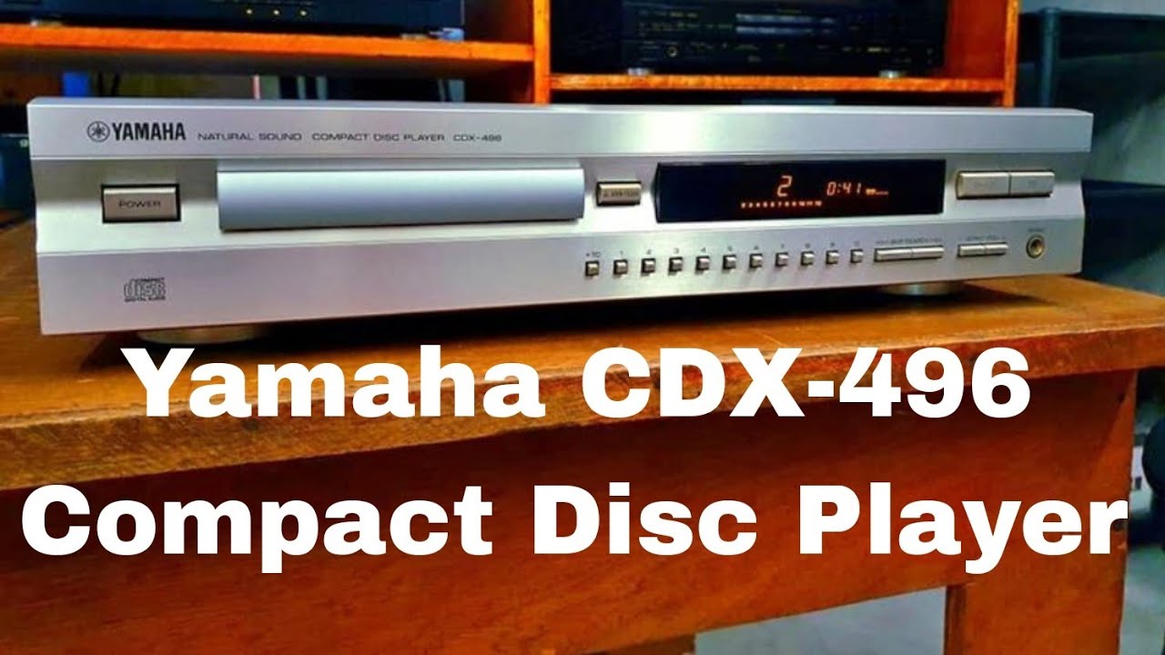 Yamaha CDX - 496 Compact Disc Player Sound Test - YouTube