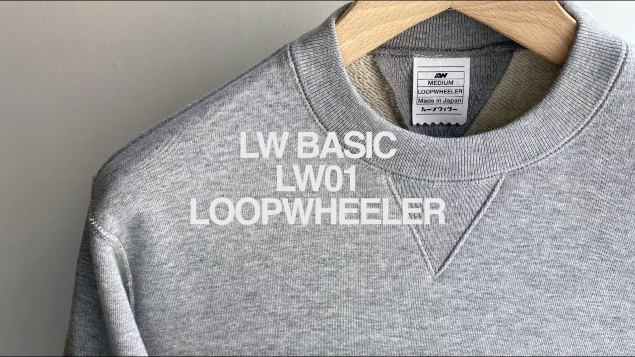 Introducing LOOPWHEELER #1 LW01: A classic LOOPWHEELER item - YouTube