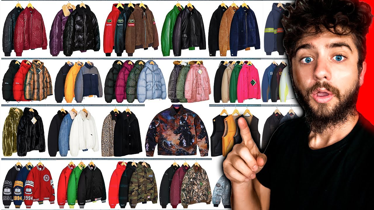 Every Single Jacket From Supreme FW24 - YouTube