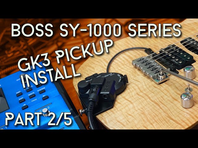 How to install a GK3 Pickup! ( Boss SY1000 Part 2/5) - YouTube
