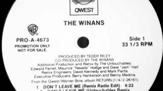 The Winans - Don't Leave Me (Untouchables Remix 12