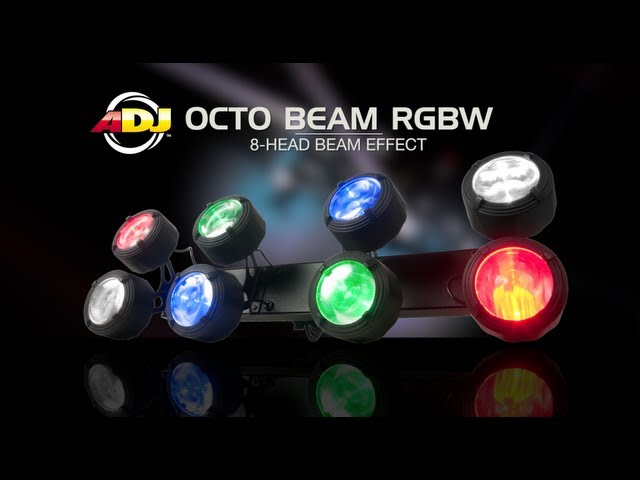 ADJ Octo Beam RGBW - YouTube