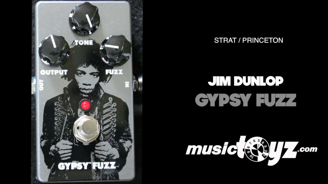 Dunlop Jimi Hendrix Gypsy Fuzz JHM8 Guitar Pedal - YouTube
