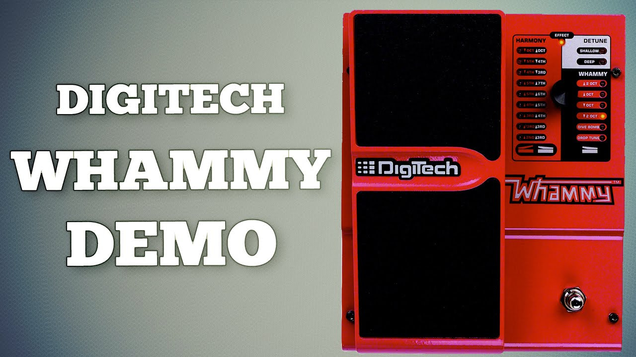Digitech Whammy (4th Gen) Demo - YouTube