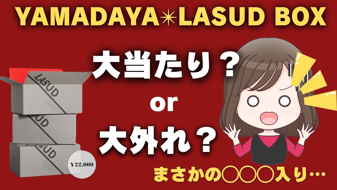 YAMADAYA 2026 Lucky Bag] LASUD [theBOX] contains unexpected