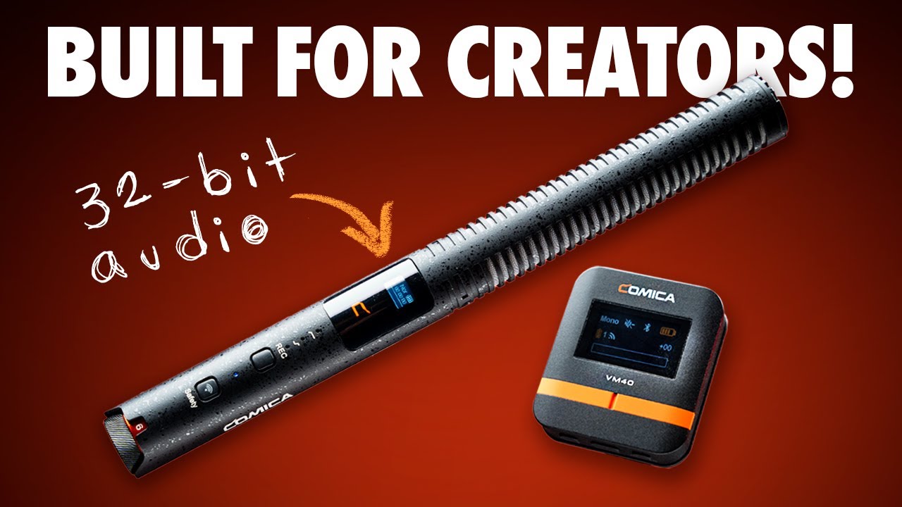 Comica VM40: Worlds First 32bit Wireless Shotgun Mic! - YouTube