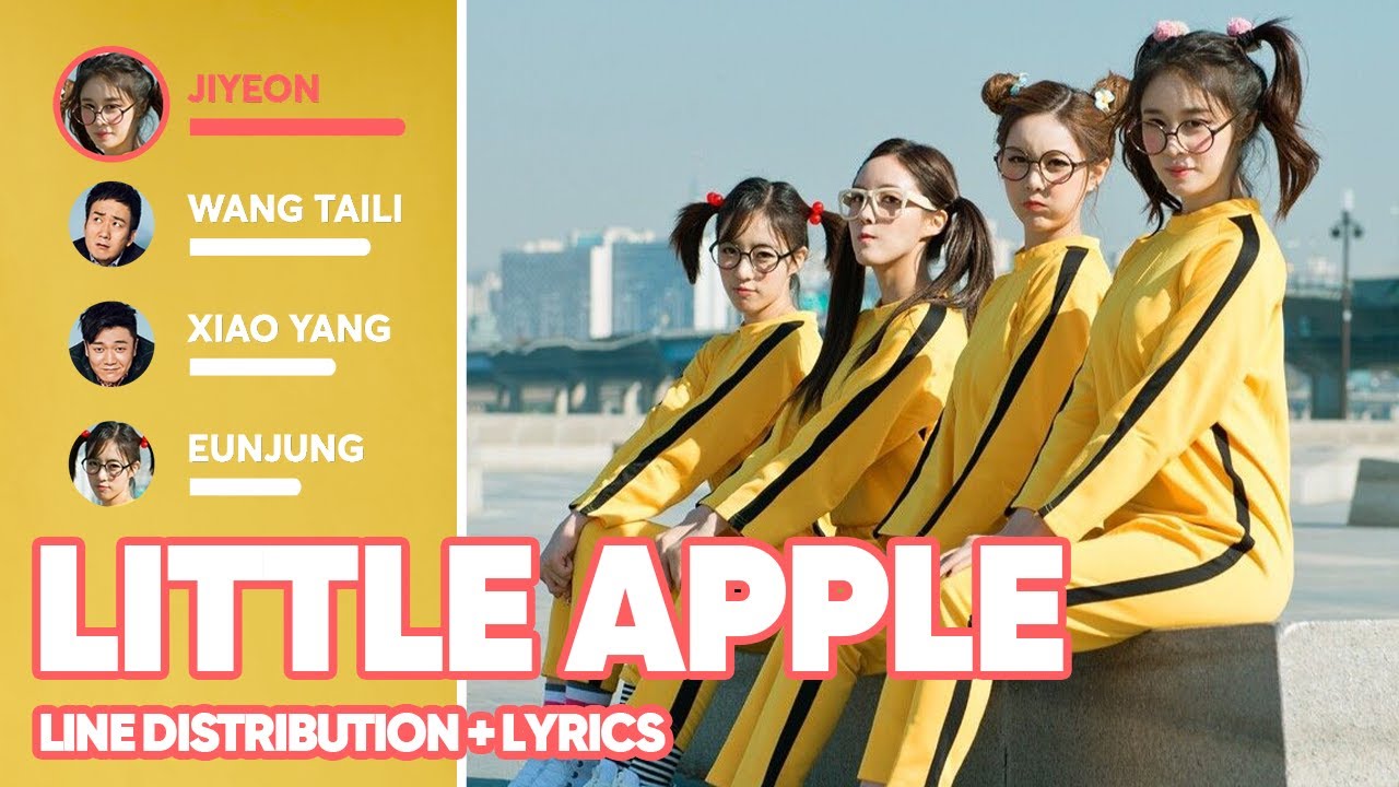T-ARA - Little Apple feat. Chopstick Brothers (Line Distribution +