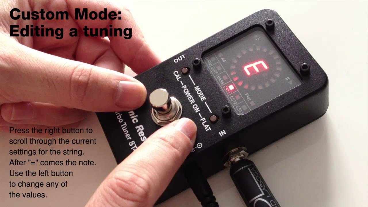 Sonic Research Turbo Tuner ST-200 Effect Pedal Demo - YouTube
