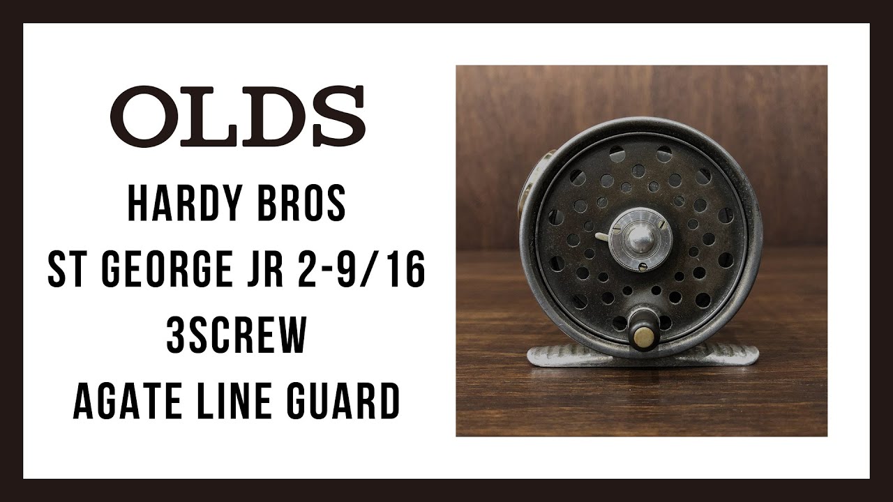 Hardy Bros St George Jr 2-9/16 3screw Agate Line Guard｜OLDS - YouTube
