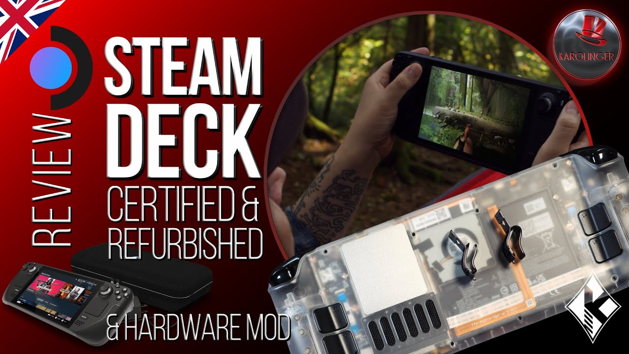 Valve Steam Deck REFURBISHED 512GB🔥 Review & Hardware Modding