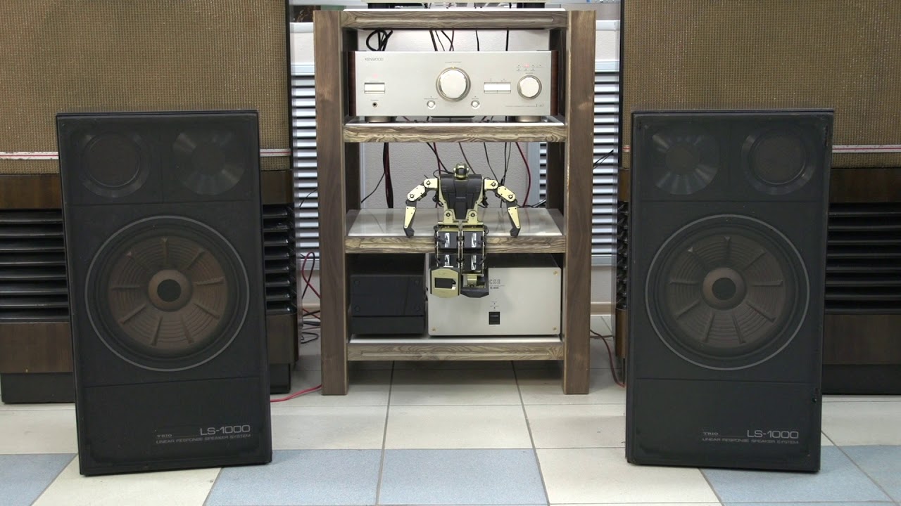 TRIO LS-1000 ￥236,000(2台、1981年発売), 32Hz-25kHz, 89dB/W/m, 8Ω