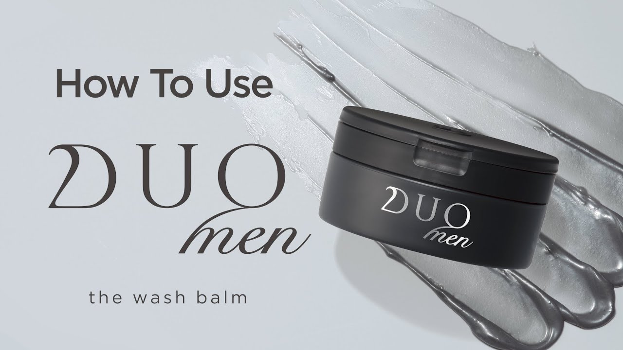 DUO MEN ザ ウォッシュバーム HOW TO USE - YouTube