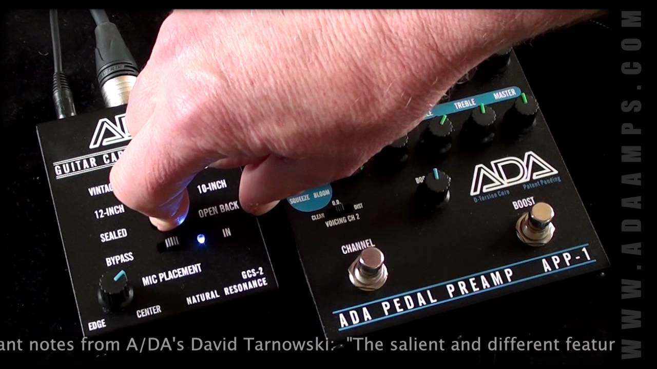 A/DA: GCS-2 Guitar Cabinet Simulator (with APP-1 Pedal Preamp