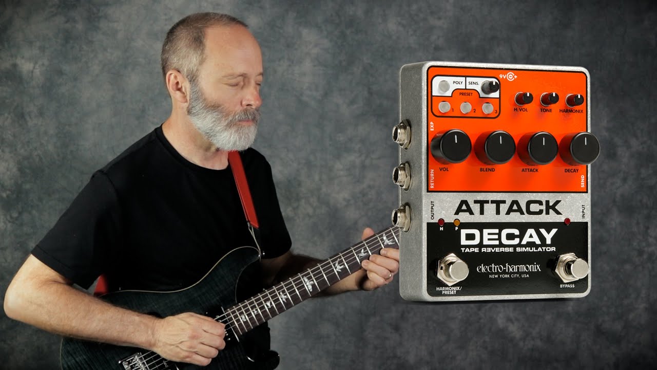 EHX Attack Decay | First Ambient Guitar Performance - YouTube