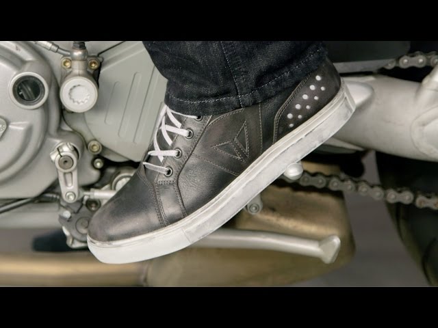 Dainese Street Rocker D-WP Shoes Review at RevZilla.com - YouTube