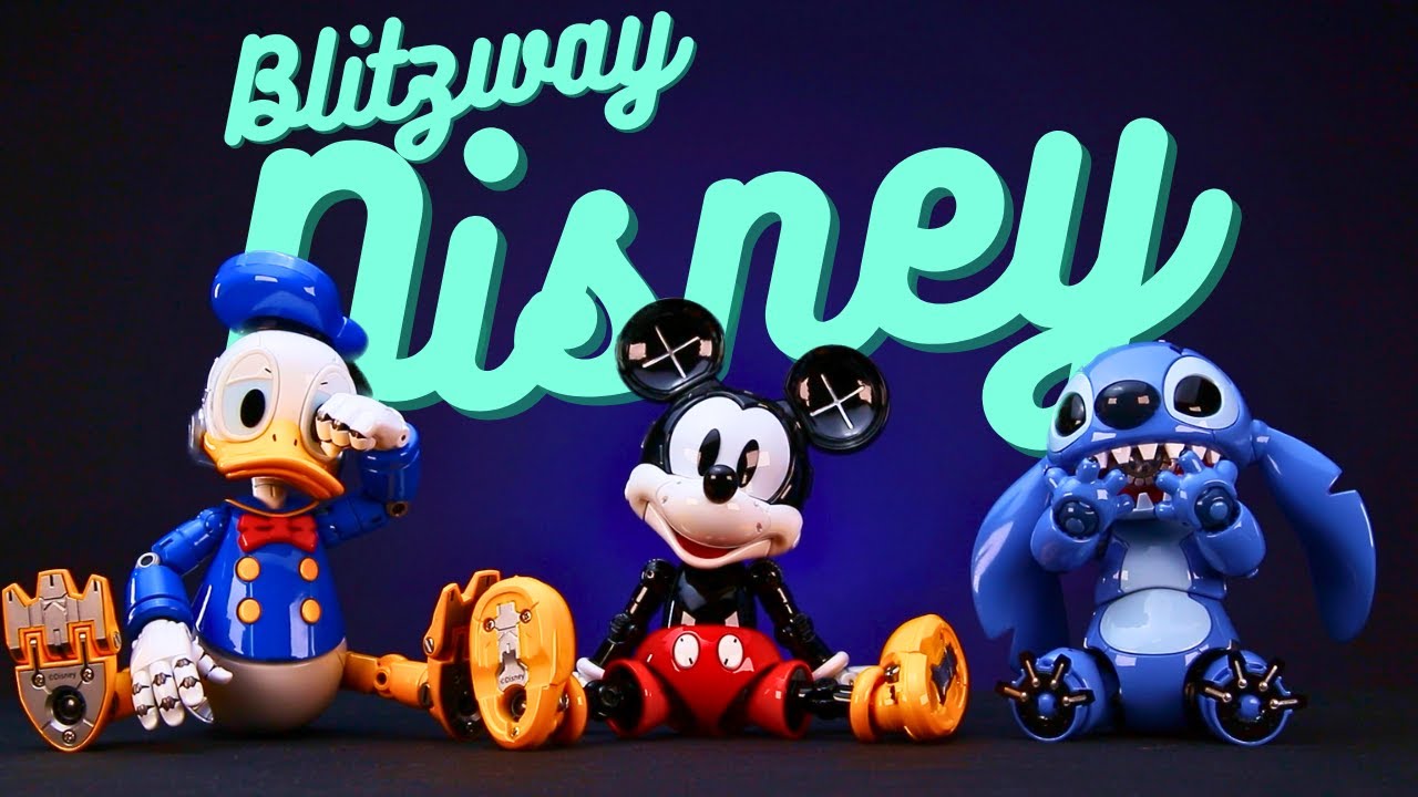 Blitzway 5PRO STUDIO Disney mecha diecast action figure ASMR