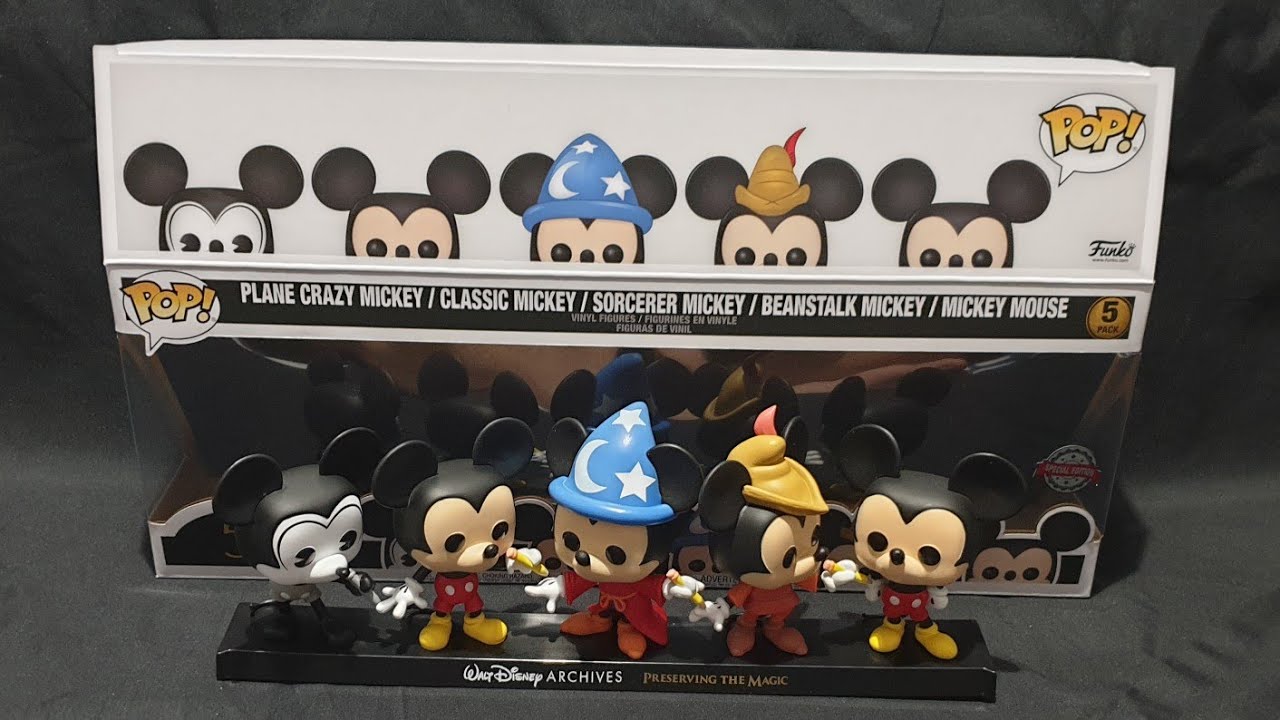 Unboxing: 50th Anniversary Mickey Mouse 5 pack Funko Pop Vinyl