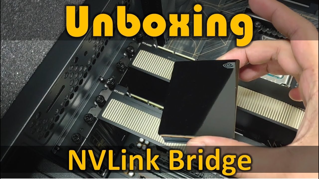 NVIDIA NVLink Bridge 3-Slot on NVIDIA RTX A6000 - YouTube