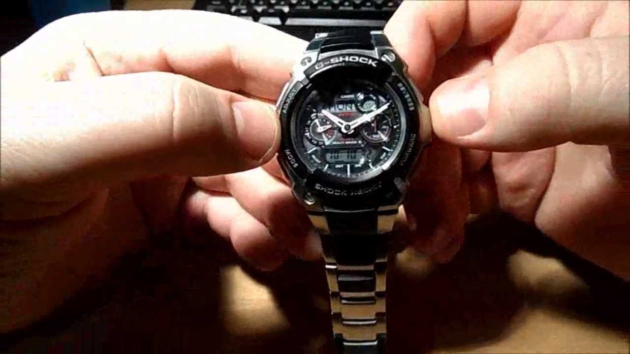 Casio G shock MTG 1500 - 1AER Men's Watch Review - YouTube