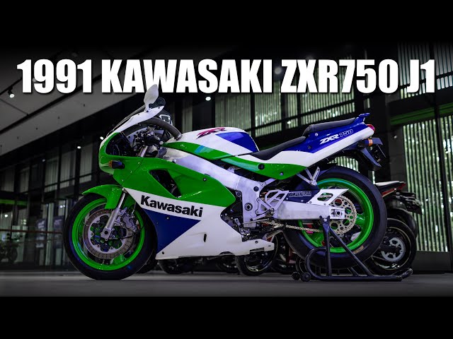 Kawasaki ZX750 J1 1991 ( Clear Sound ) - YouTube