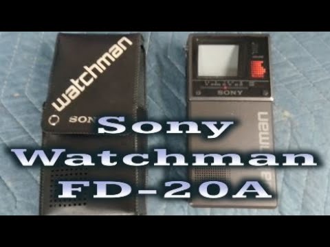 Sony Watchman FD-20 - YouTube