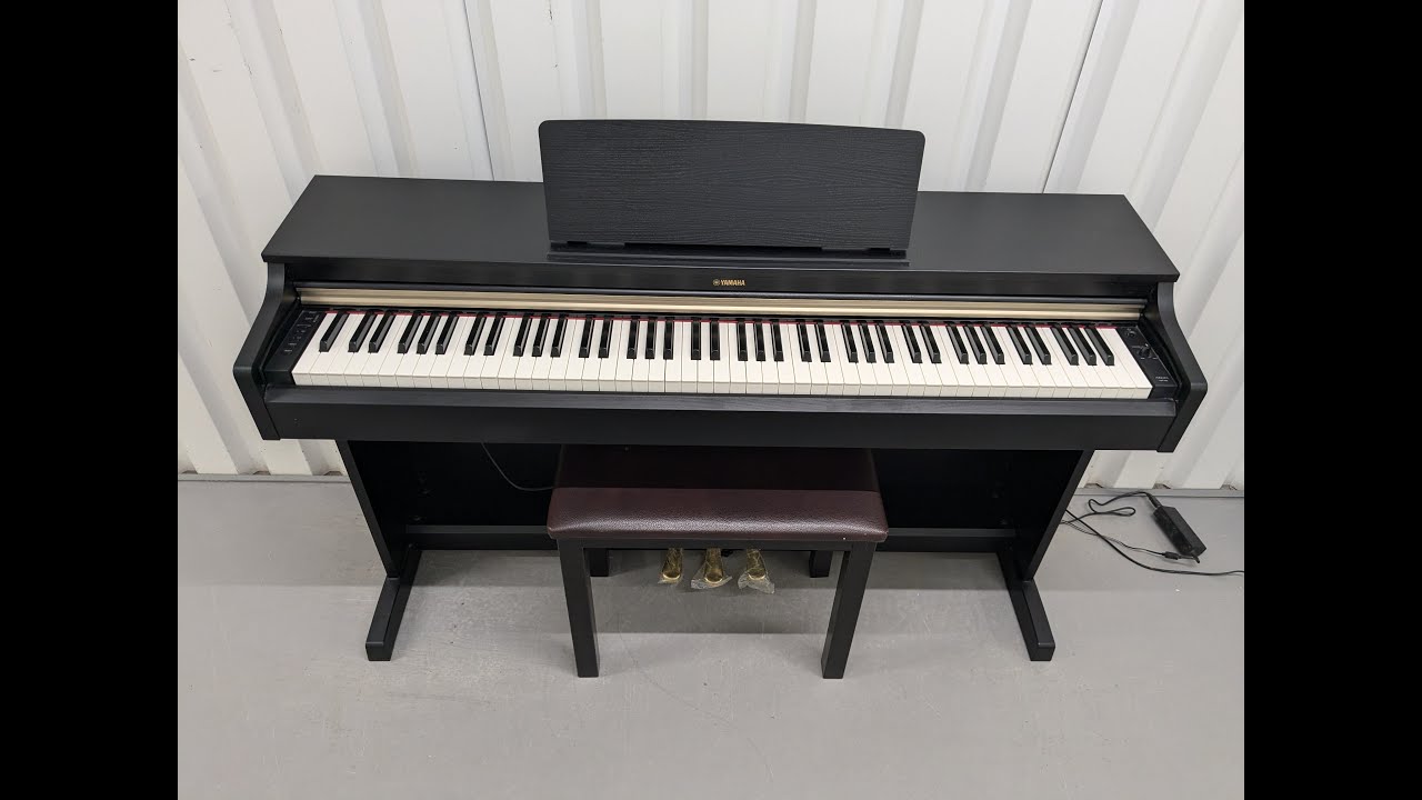 Yamaha Arius YDP-162 Digital Piano satin black clavinova keyboard