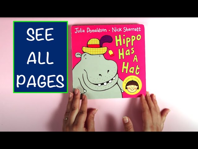 Hippo Has A Hat | Julia Donaldson & Nick Sharratt | English Board