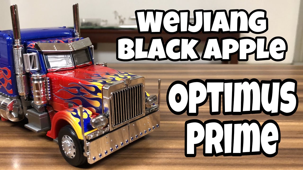 ENG SUB] Weijiang Black Apple Optimus Prime: Unboxing, Review