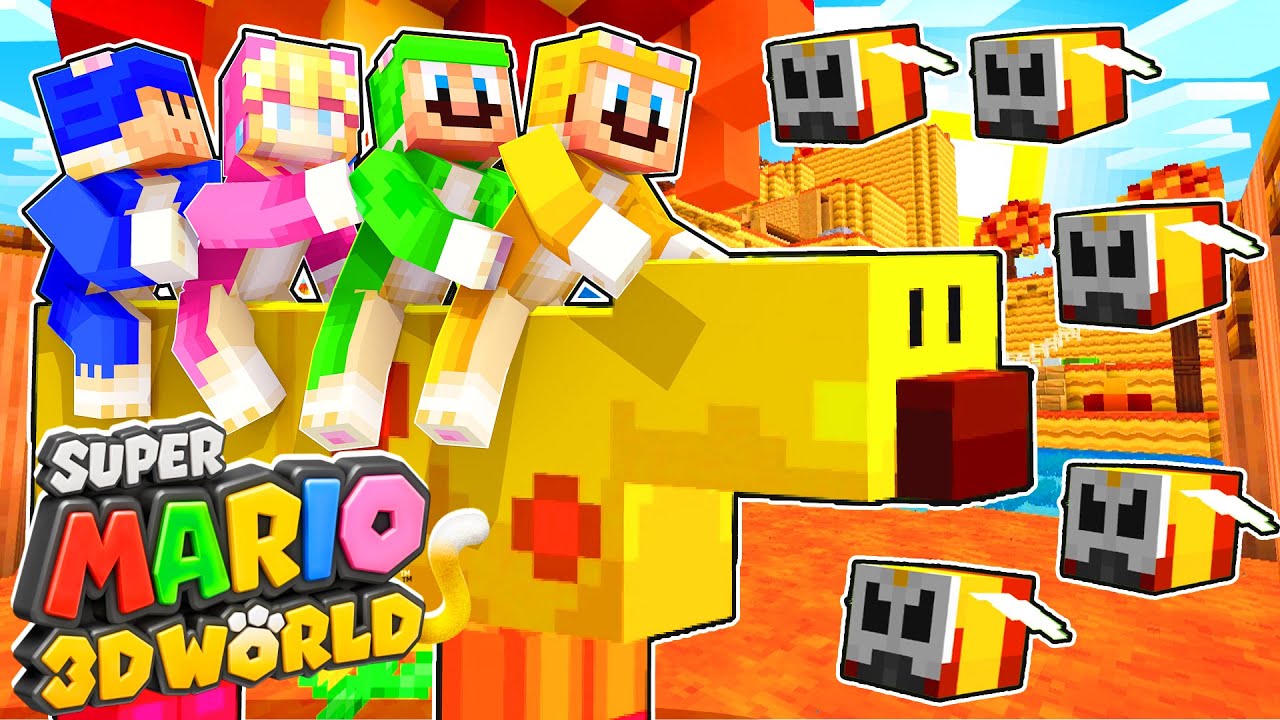 3D World Switch Board Falls! | Minecraft Super Mario | [148] - YouTube