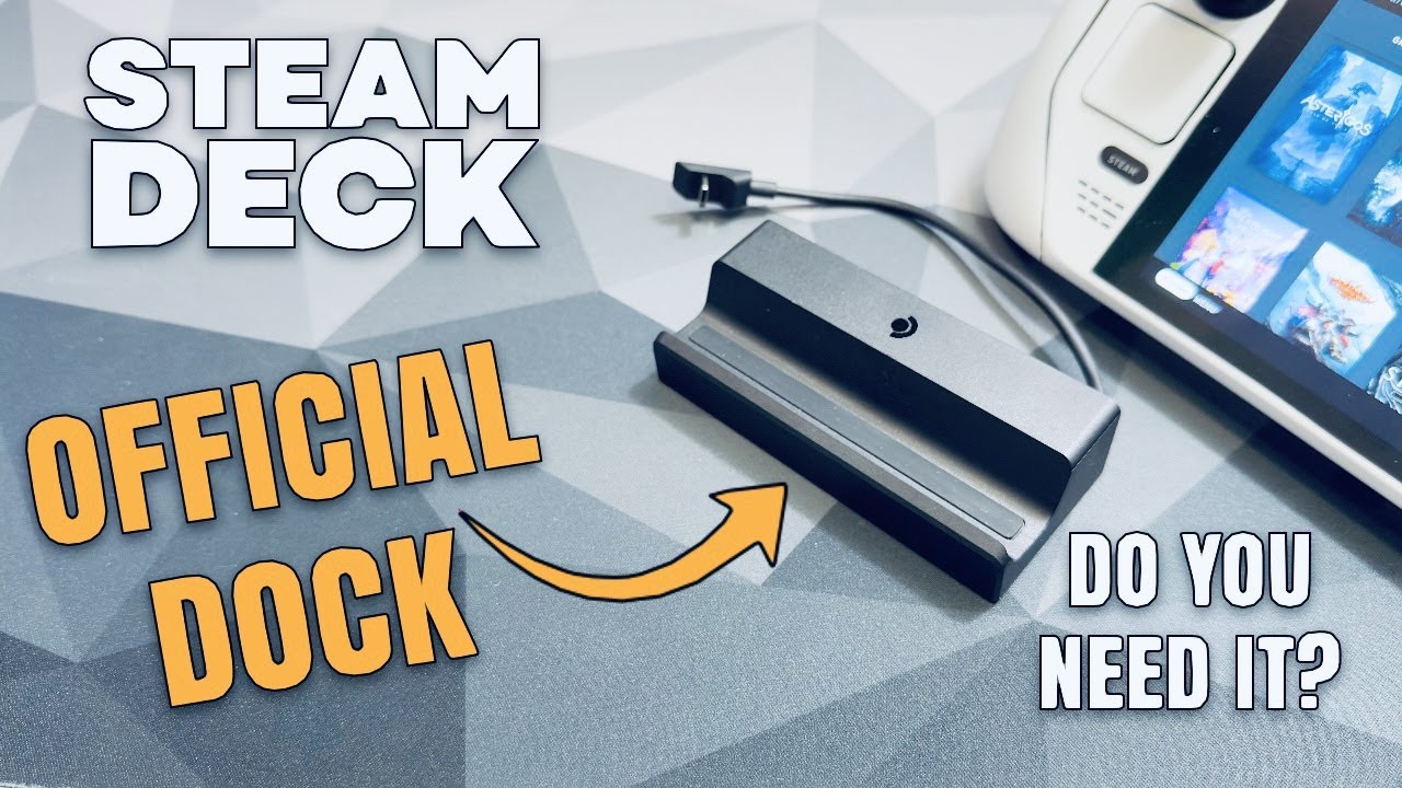 STEAM DECK Official Valve Dock. Updates + 45w charger = win - YouTube